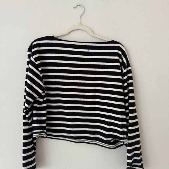 Striped J Crew Boatneck Tee - Picture 3 of 3